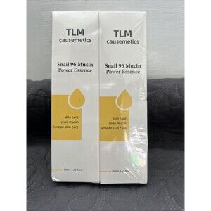 2pc Tlmcausemetics Advanced Snail Mucin 96% Power Repairing Essence EXP 05/03/27